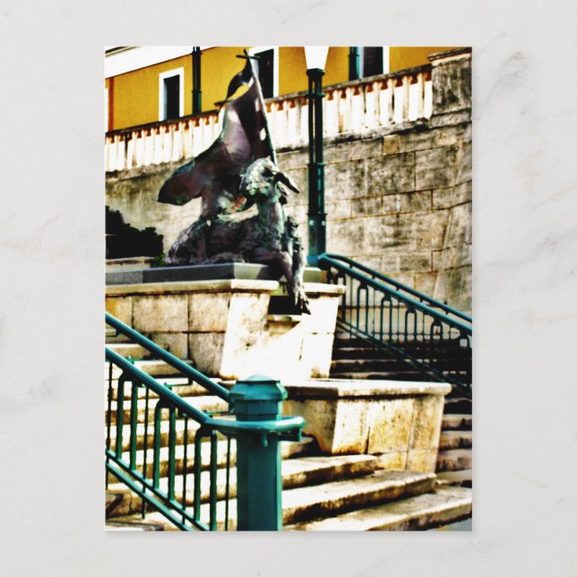 Postal Cartão de Posto San Juan Antigo V (Frente)