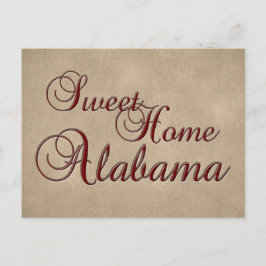 Postal Cartão de Posto Sweet Home Alabama