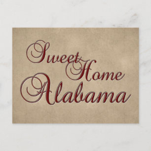Postal Cartão de Posto Sweet Home Alabama