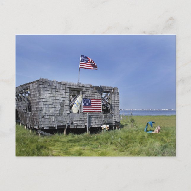 Postal Cartão de posto "The Shack" de Long Beach Island (Frente)