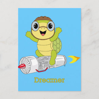 Postal Cartão de Posto Turtle Dreamer™