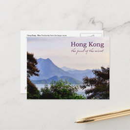 Postal Cartão de Posto Viagem de Hong Kong para Novos Ter