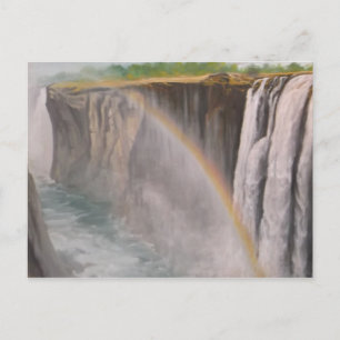 Postal Cartão de posto Victoria Waterfall