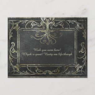 Postal Cartão de Posto Vitoriano da Antiga Eldritch