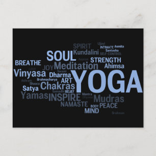 Postal Cartão de Posto YOGA