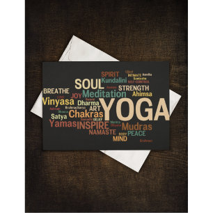 Postal Cartão de Posto YOGA
