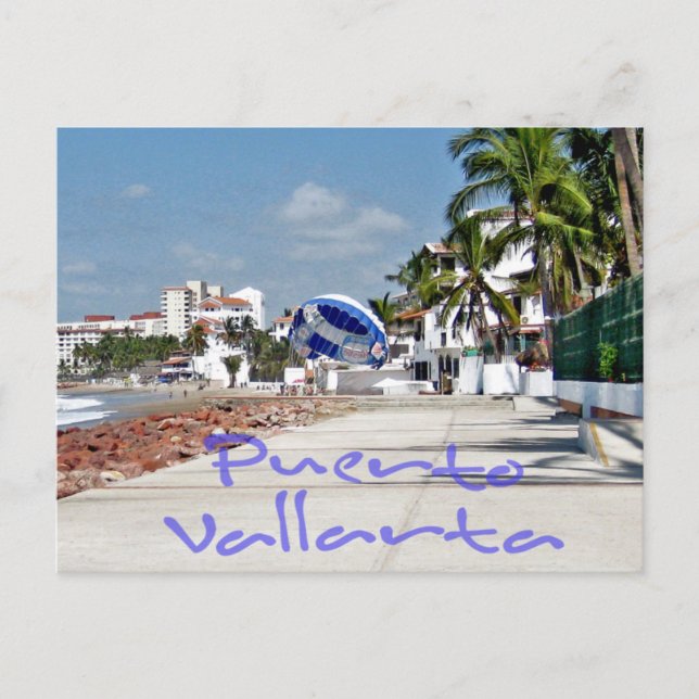 Postal Cartão de Puerto Vallarta (Frente)
