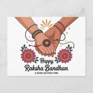 Postal Cartão de Raksha Bandhan