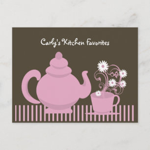 Postal Cartão de Receita de Conjunto e Disies