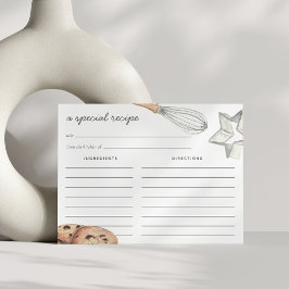 Postal Cartão de Receita de Cookie Chip Chocolate Waterco