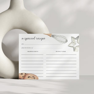 Postal Cartão de Receita de Cookie Chip Chocolate Waterco