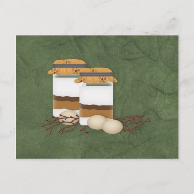 Postal Cartão de Receita de Mistura de Cookie (Frente)