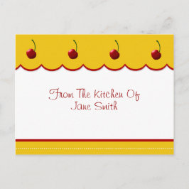 Postal Cartão de Receita de Tcherry Lover