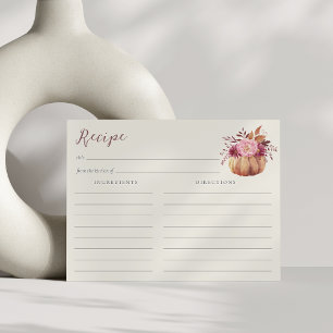 Postal Cartão de Receita do Chá de panela de Flores Selva