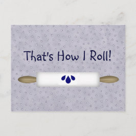 Postal Cartão de Receita 'É Assim Que Eu Faço'