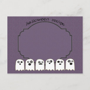 Postal cartão de receita fantasma