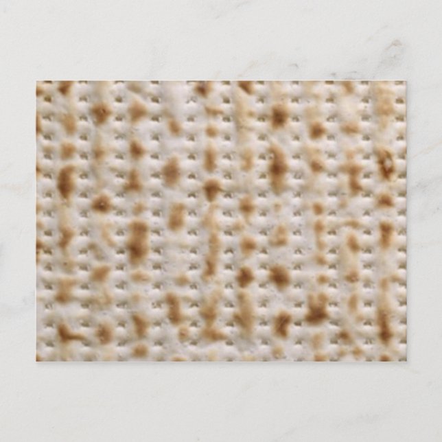 POSTAL CARTÃO DE RECEITA MATZAH (Frente)