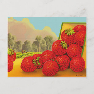Postal Cartão de Receita Personalizado de Arte de Caixa d
