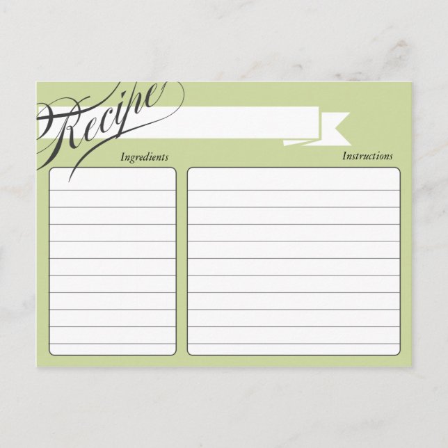 Postal Cartão de Receita Retroativa Verde (Frente)