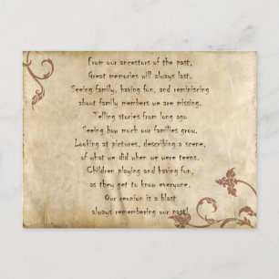 Postal Cartão de reunião privado