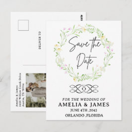 Postal Cartão de Salvar a Data de Casamento Nó Celta em F