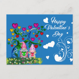 Postal Cartão de São Valentim dos Gnomos