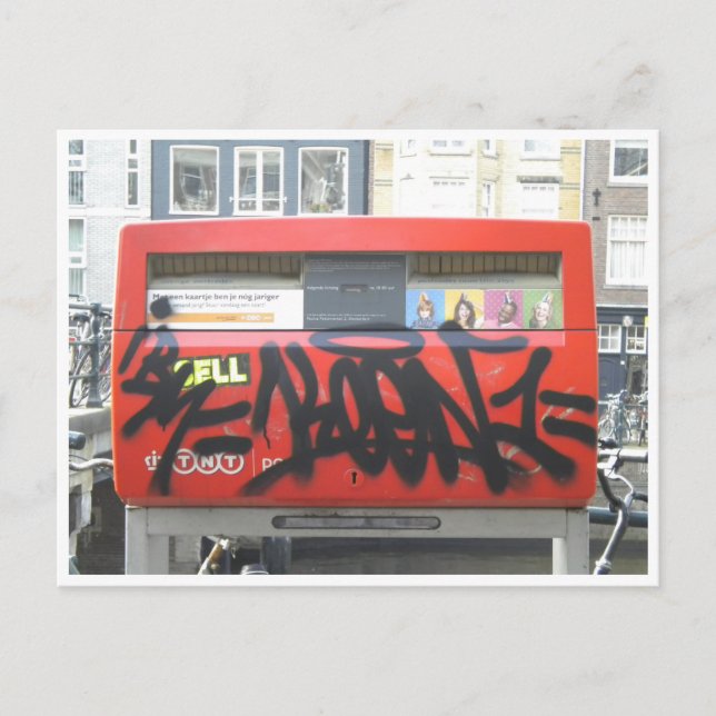 Postal Cartão de saudação da caixa de correio (Frente)