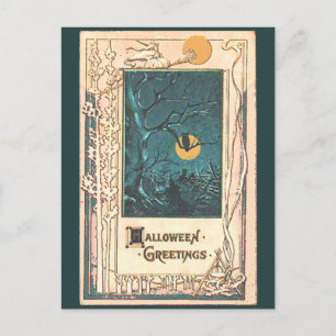 Postal Cartão de Saudação de Halloween Incomum