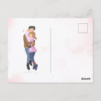 Postal Cartão de Saudação DIY Love
