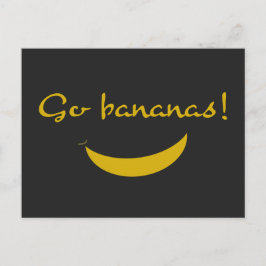 Postal Cartão de Saudação para Bananas
