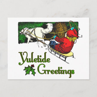 Postal Cartão de saudação Yuletide