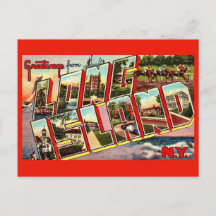 Postal Cartão de Saudações de Long Island