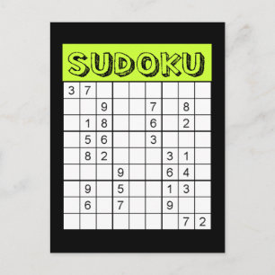 Postal Cartão de Sudoku