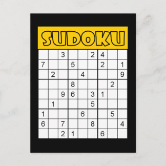 Postal Cartão de Sudoku