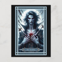 Cartão de Tarô Vampiro