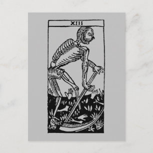 Postal Cartão de Tarot: Morte