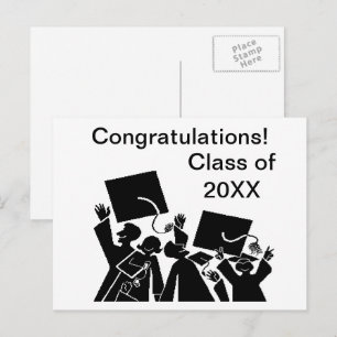 Postal Cartão de Turma de Formatura da Turma de 20XX