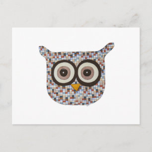 Postal Cartão de Tweed Owl