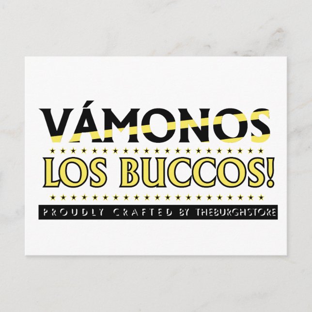 Postal Cartão de Vamonos Los Buccos (Frente)