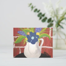 Cartão de Vaso de Tijolo 5x7