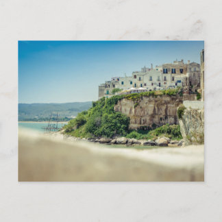 Postal Cartão de Vieste, Apulia, Italia