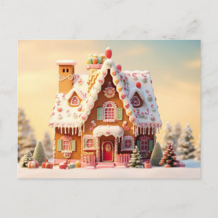 Postal Cartão de Voto de Gengibre Bonito