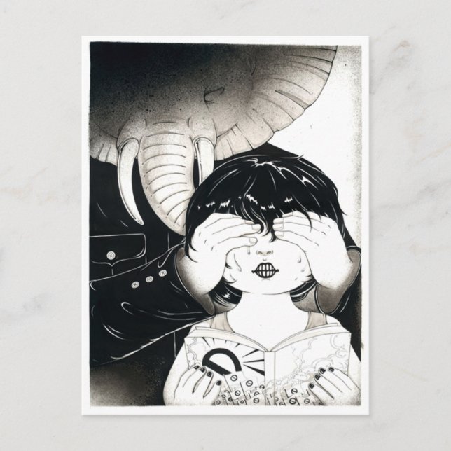 Postal Cartão de Yan Wei (Frente)