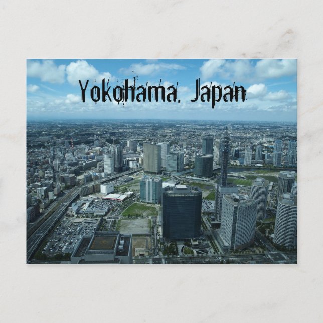 Postal Cartão de Yokohama, Japão (Frente)