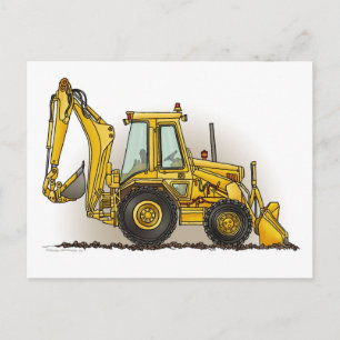 Postal Cartão do Backhoe