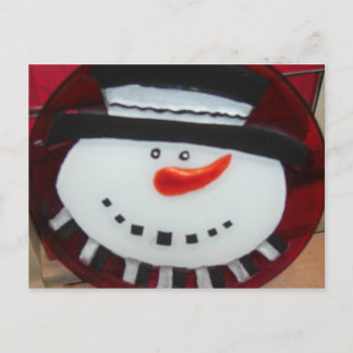 Postal Cartão do BONECO DE NEVE