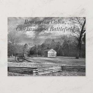 Postal Cartão do campo de batalha de Chickamauga