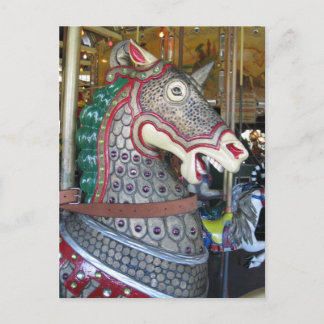 Postal Cartão do carrossel