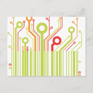 Postal Cartão do código de barras