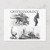 cartão do criptozoologia